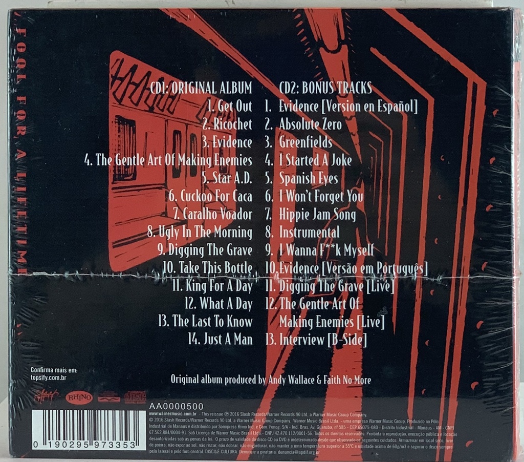Faith No More - King For A Day (2CD novo) | Tracks Rio
