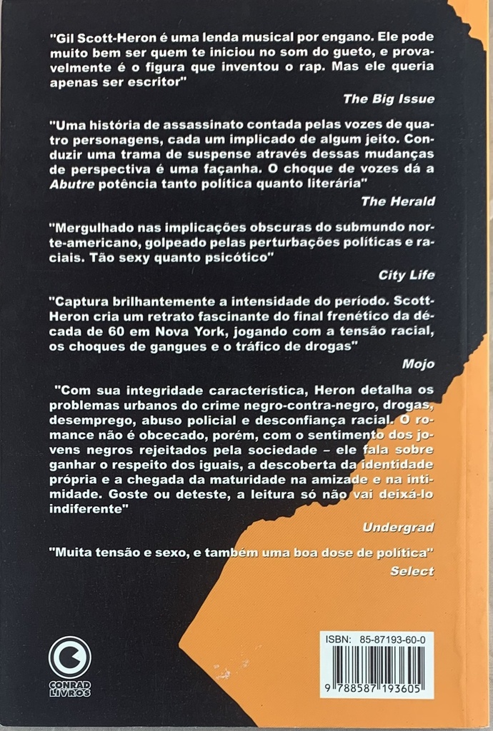 Abutre - Gil Scott-Heron (Livro usado)