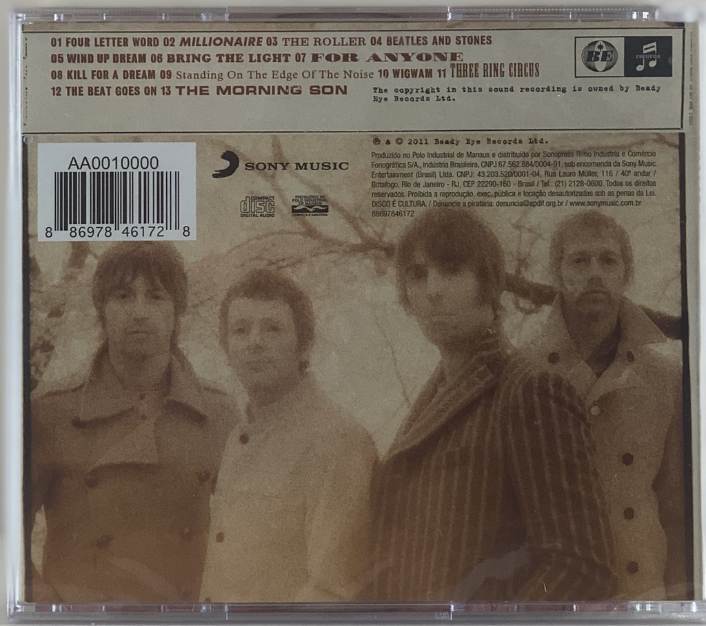 Beady Eye - Different Gear,Still Speeding (CD novo)