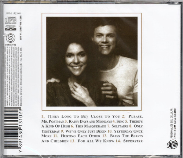 Carpenters - The Best Of Carpenters (CD novo)