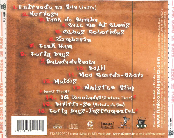 Funk Como Le Gusta - Roda De Funk (CD usado)