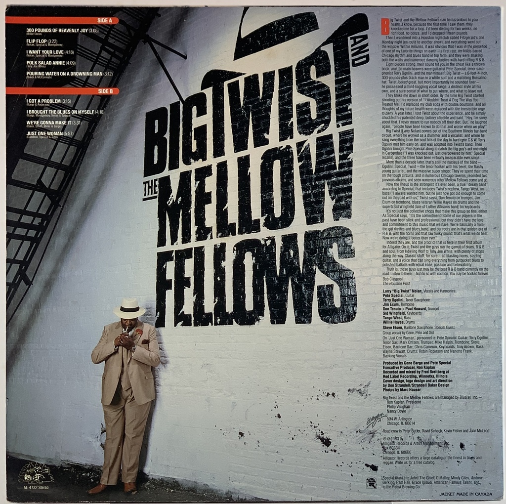 Big Twist and The Mellows Fellows (LP usado)