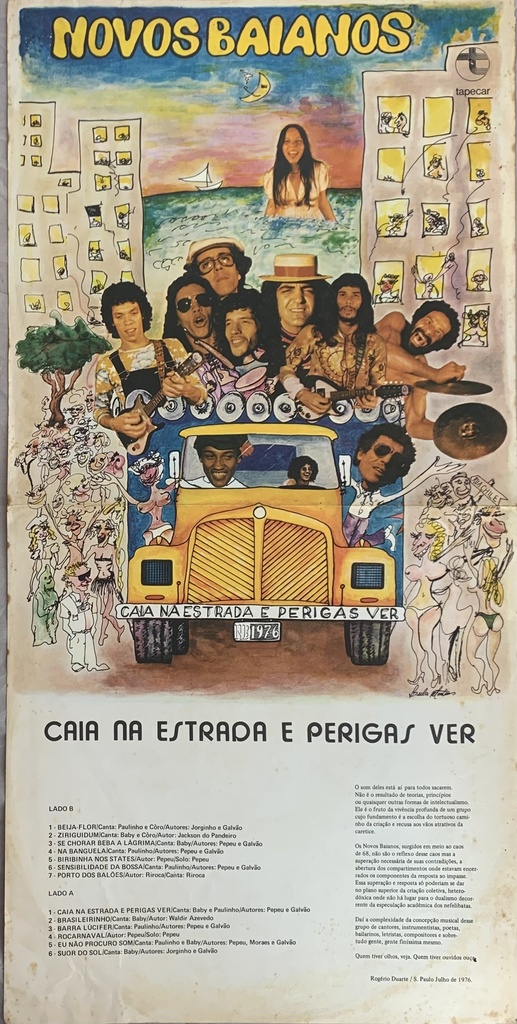 Novos Baianos - Caia Na Estrada E Perigas Ver (LP usado)