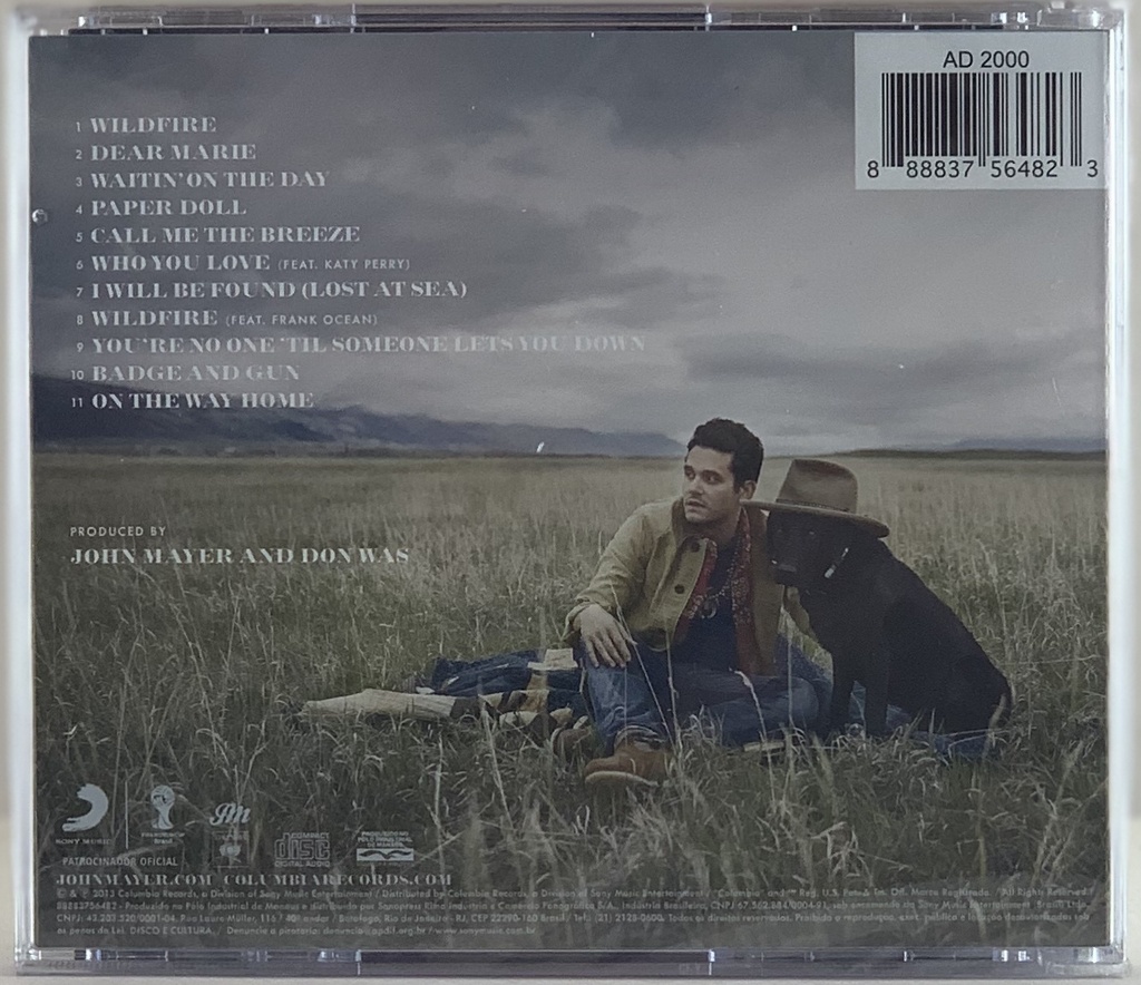 Paradise Valley - John Mayer (CD novo) (lacrado)