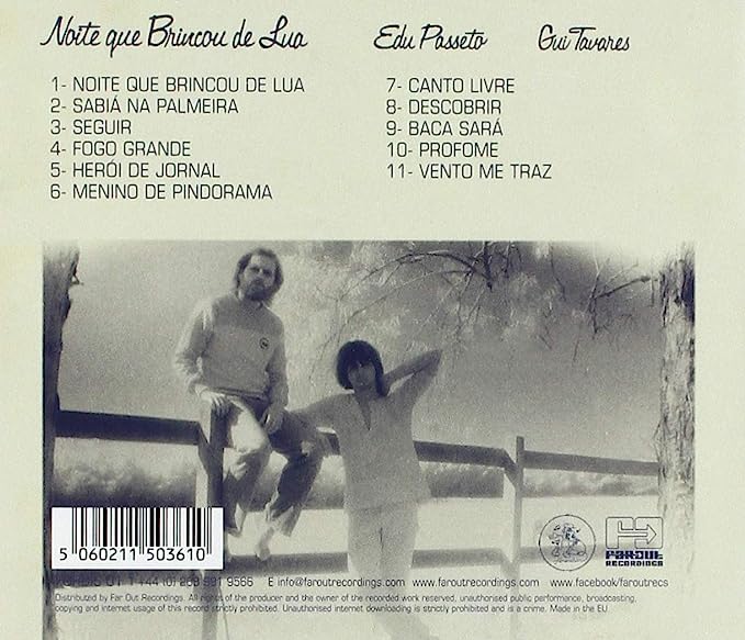 Edu Passeto/Gui Tavares - Noite Que Brincou De Lua (CD novo)