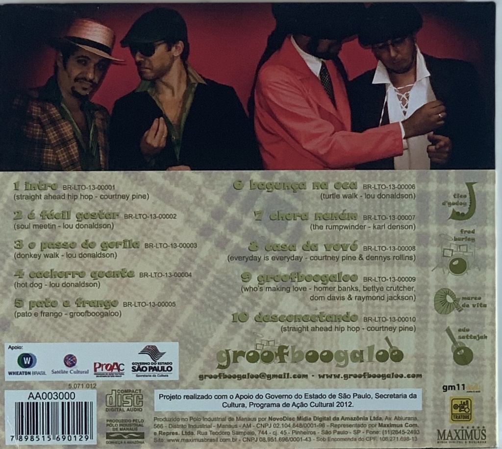 Groofboogaloo - Uma Aventura Musical (CD usado)