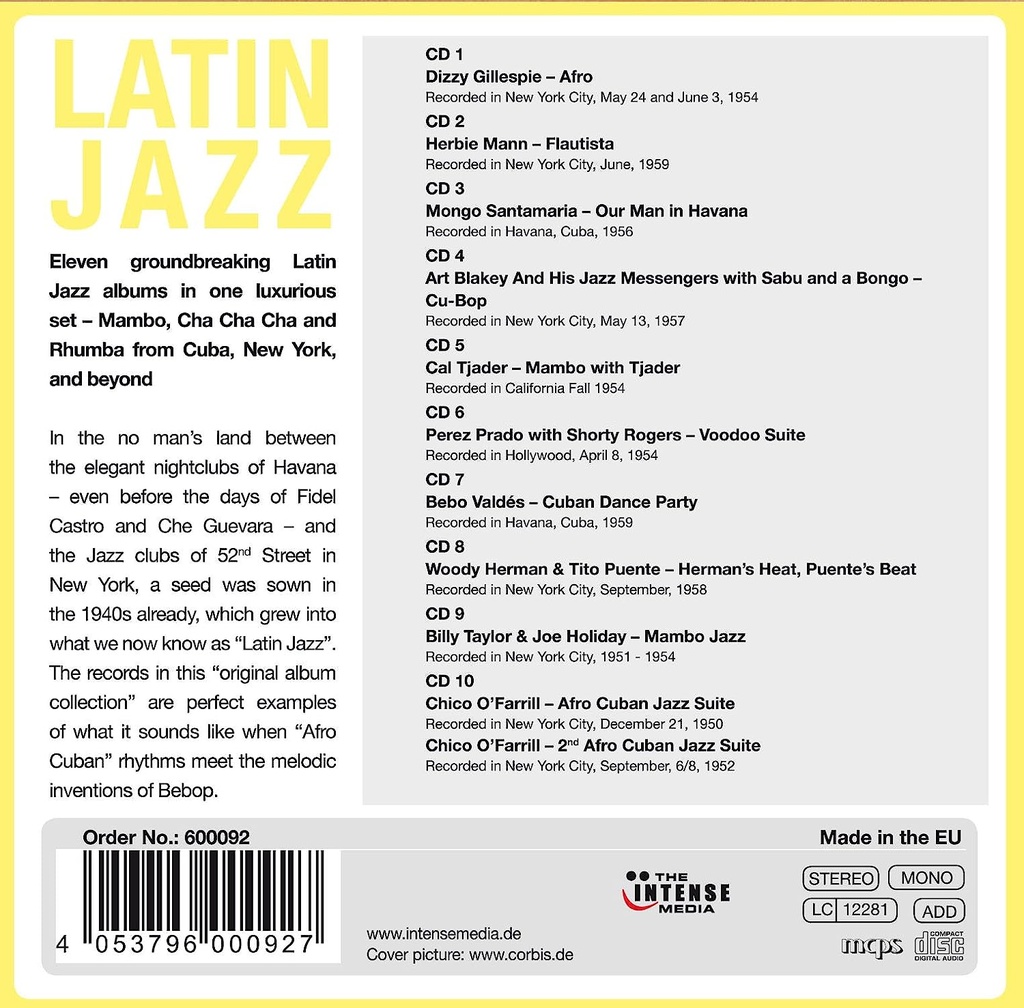 V/A- Latin Jazz (10 CDs novo)