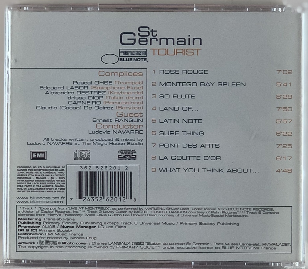 St Germain - Tourist (CD usado)