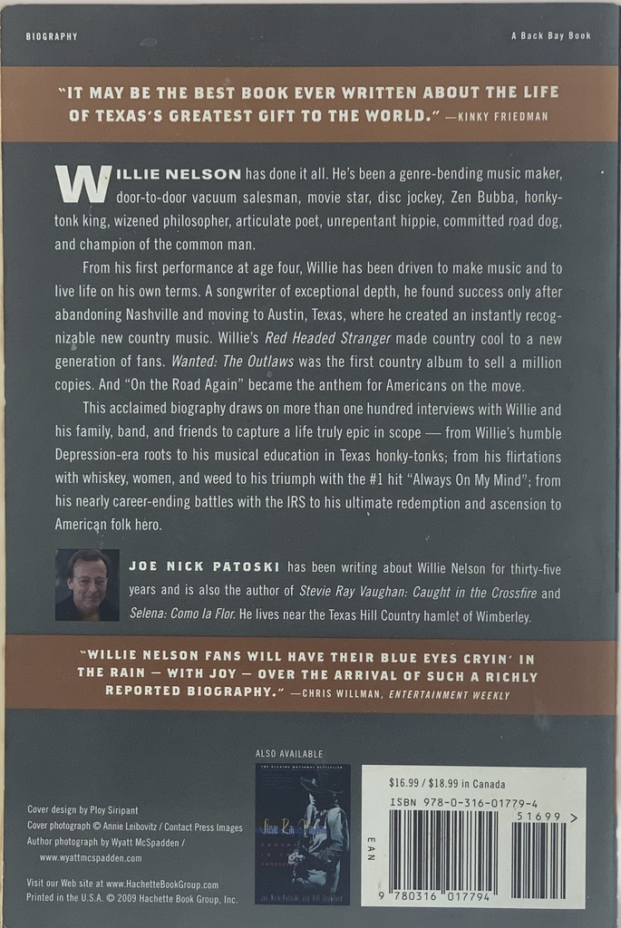 Willie Nelson - Joe Nick Patosky (livro usado)