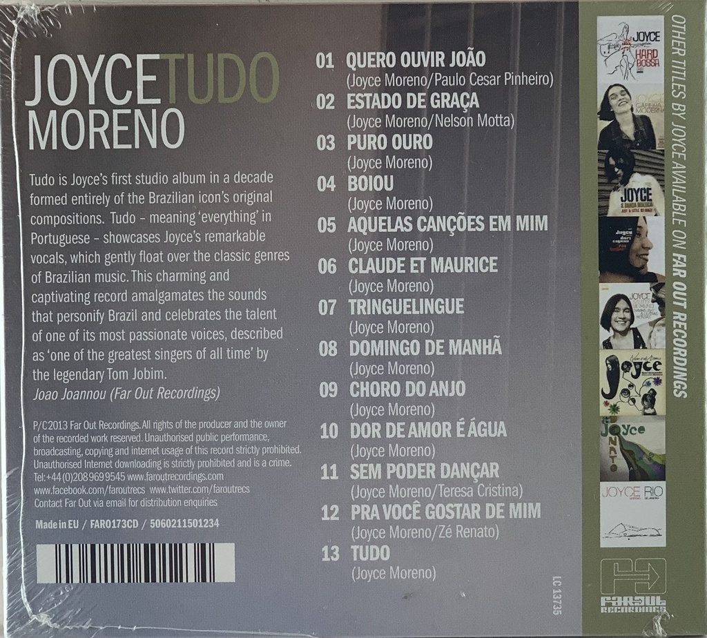 Joyce Moreno - Tudo (CD novo)