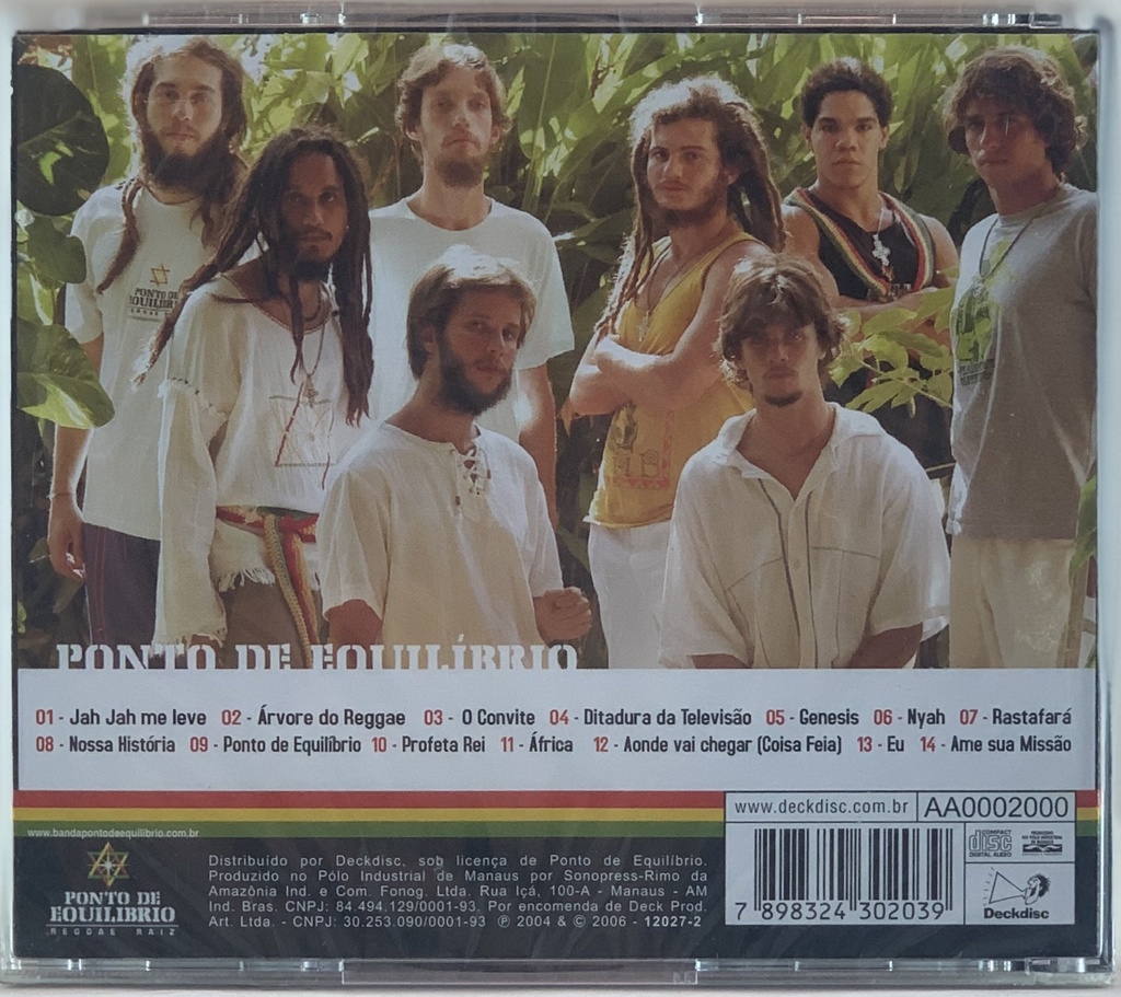 Ponto de Equilibrio - Reggae a Vida Com Amor (CD novo)