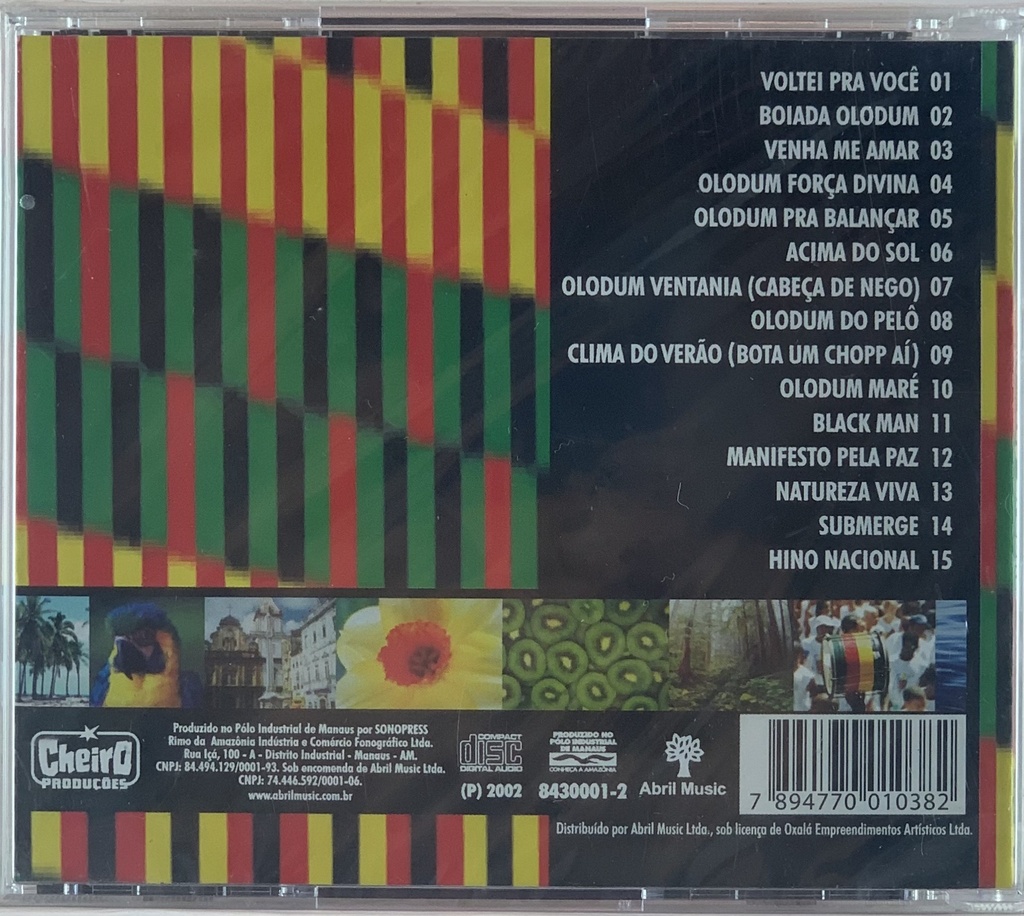 Olodum - Pela Vida (CD novo)