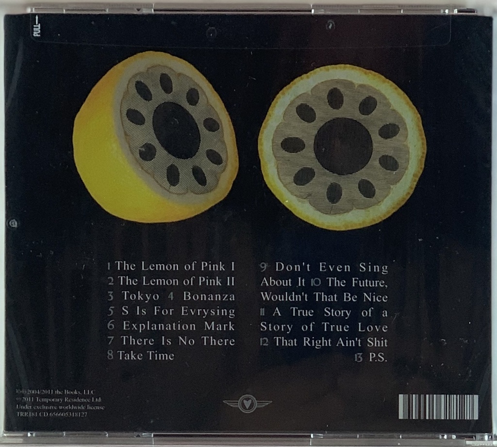 Books, The - The Lemon Of Pink (CD novo)