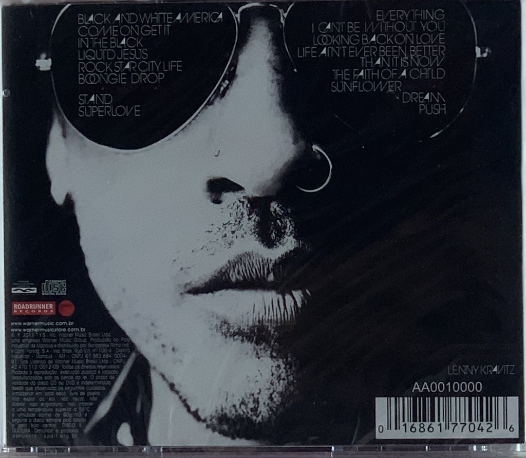 Lenny Kravitz - Black And White America (CD novo)