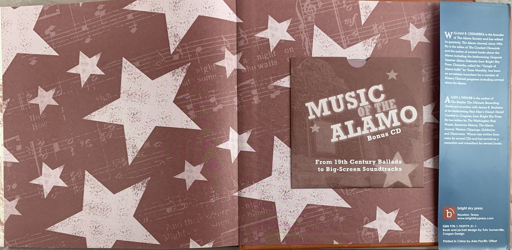 Music of the Alamo - William Chemerka & a. Wiener C/ CD (Livro usado)