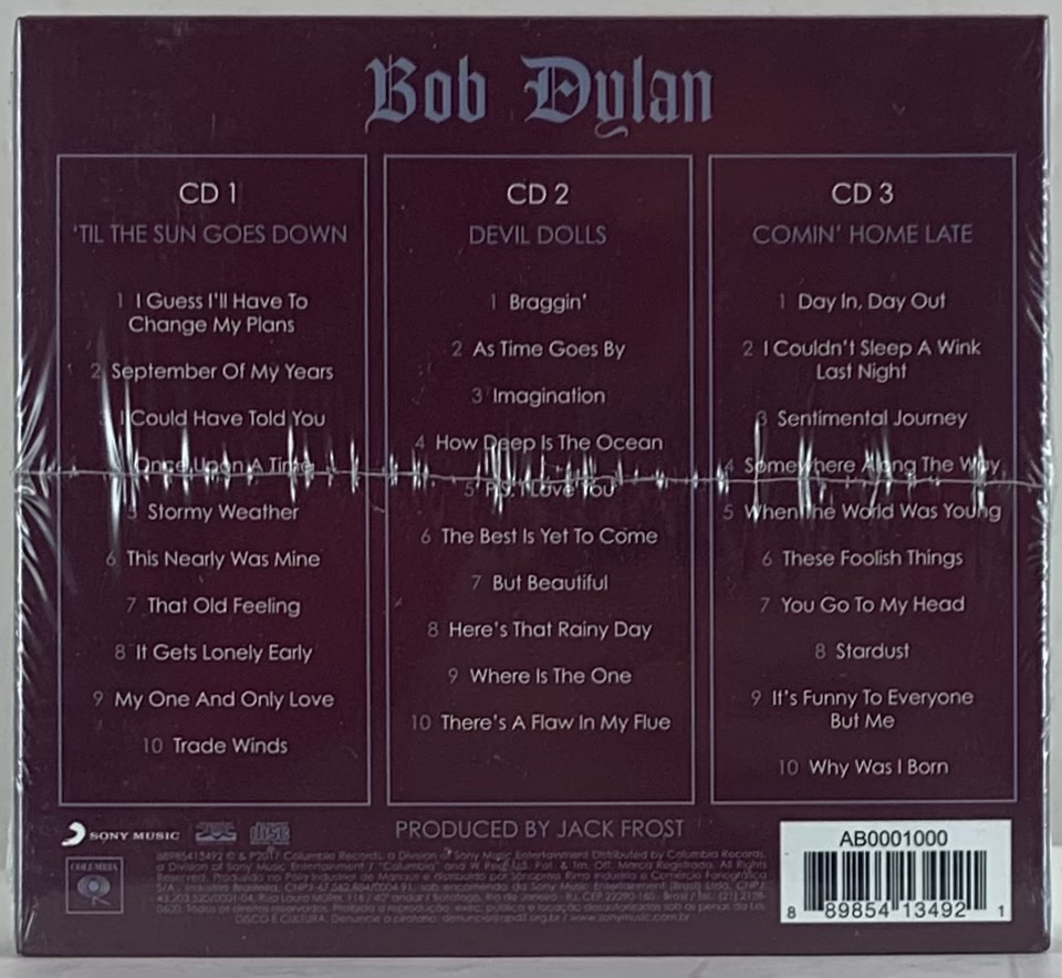 Bob Dylan - Triplicate (Digipack 3CDs) (novo/lacrado)