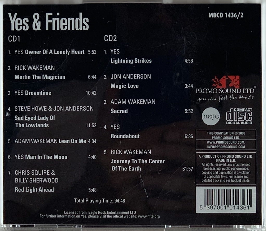 Yes & Friends - Owner Of A Lonely Heat (2CDs usado)