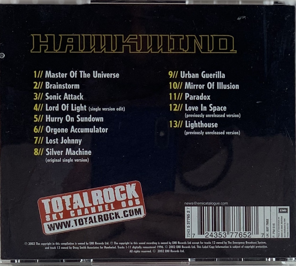 Hawkwind - Masters Of Rock (CD usado)