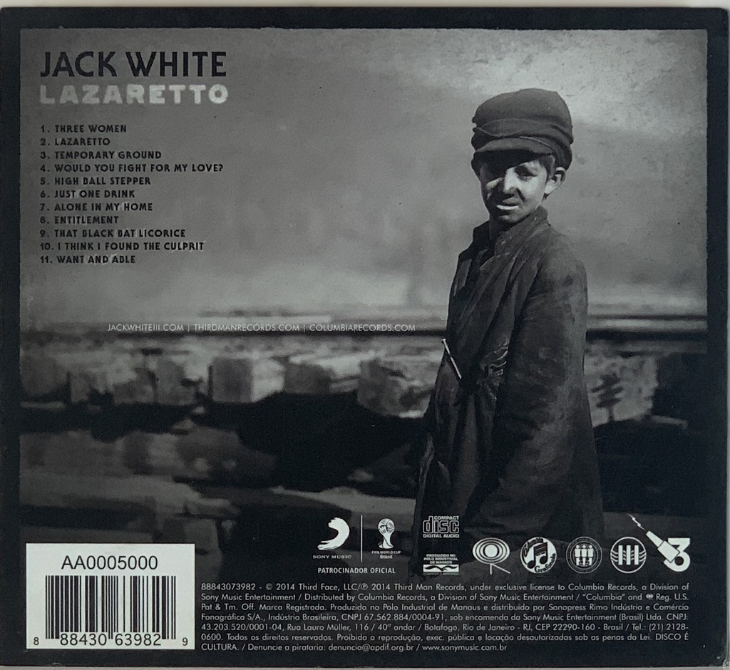 Jack White - Lazaretto (CD usado)