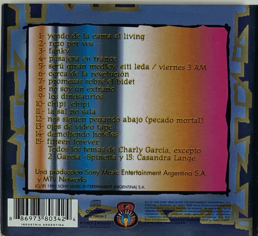 Charly Garcia - Unplugged (CD usado)