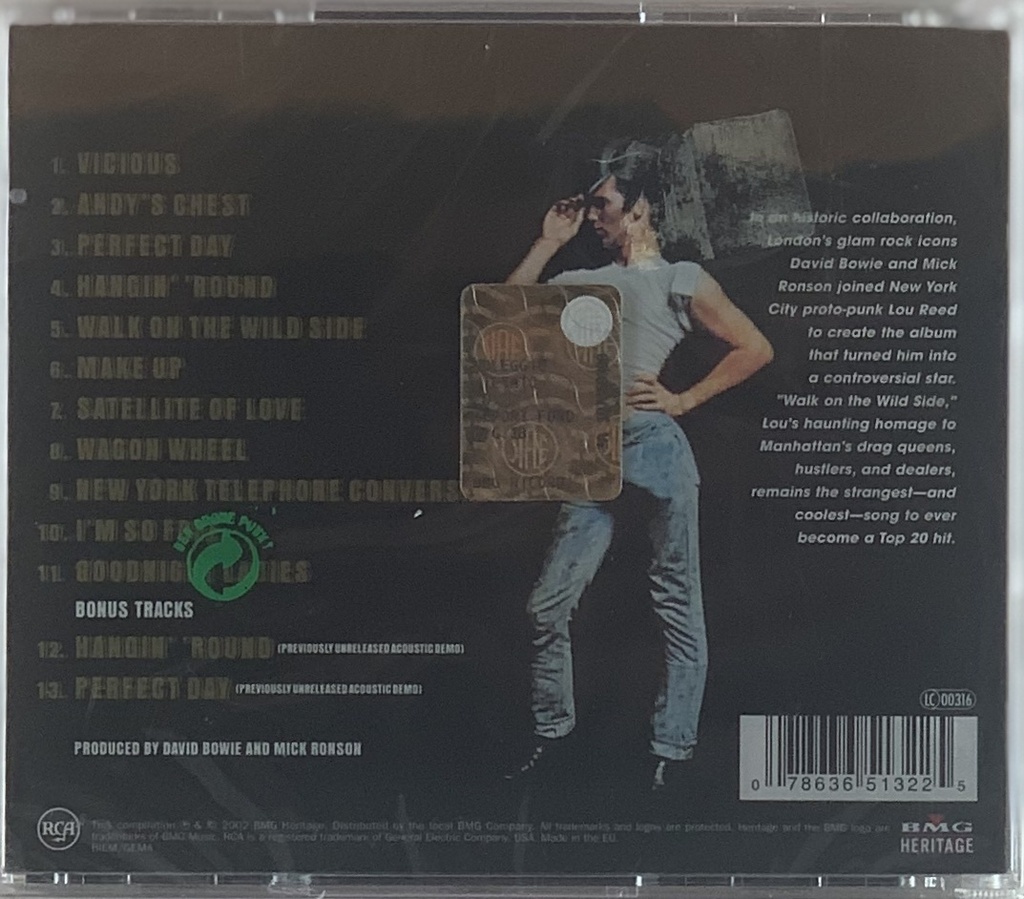 Lou Reed - Transformer (CD novo)