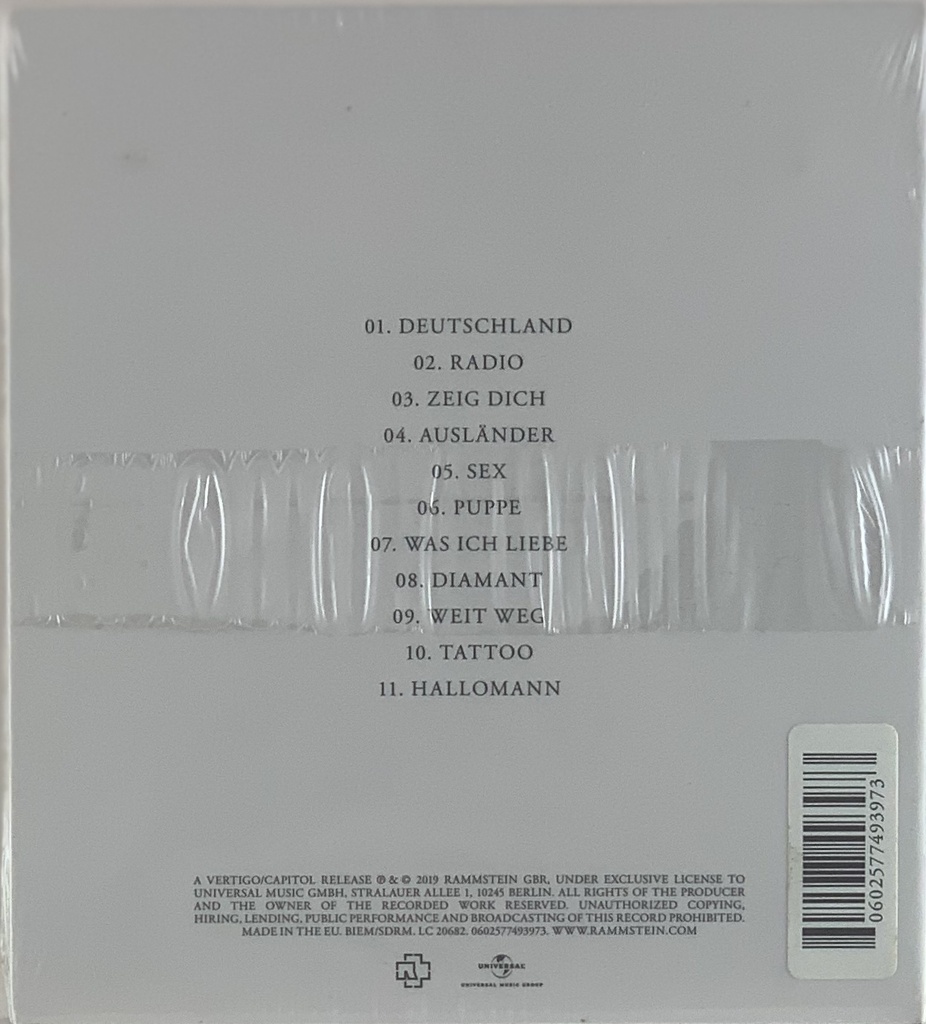 Rammstein - Rammstein (CD novo)