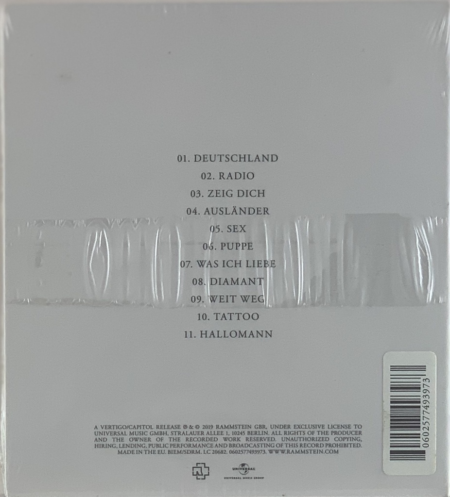 Rammstein - Rammstein (CD novo) | Tracks Rio