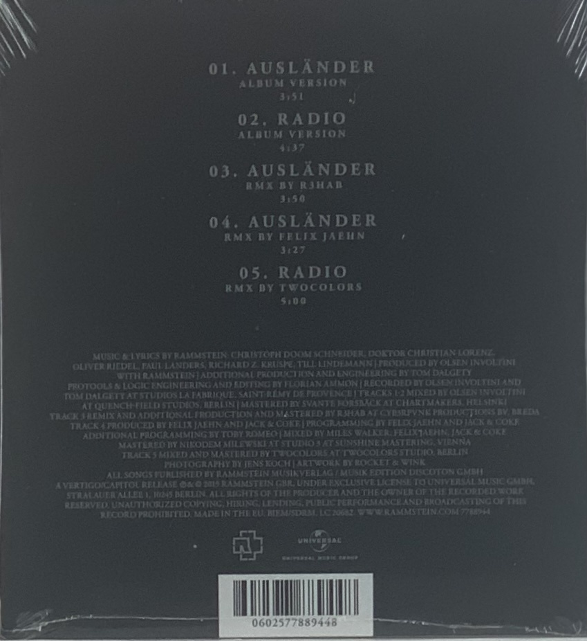 Rammstein - Auslander (CD novo)