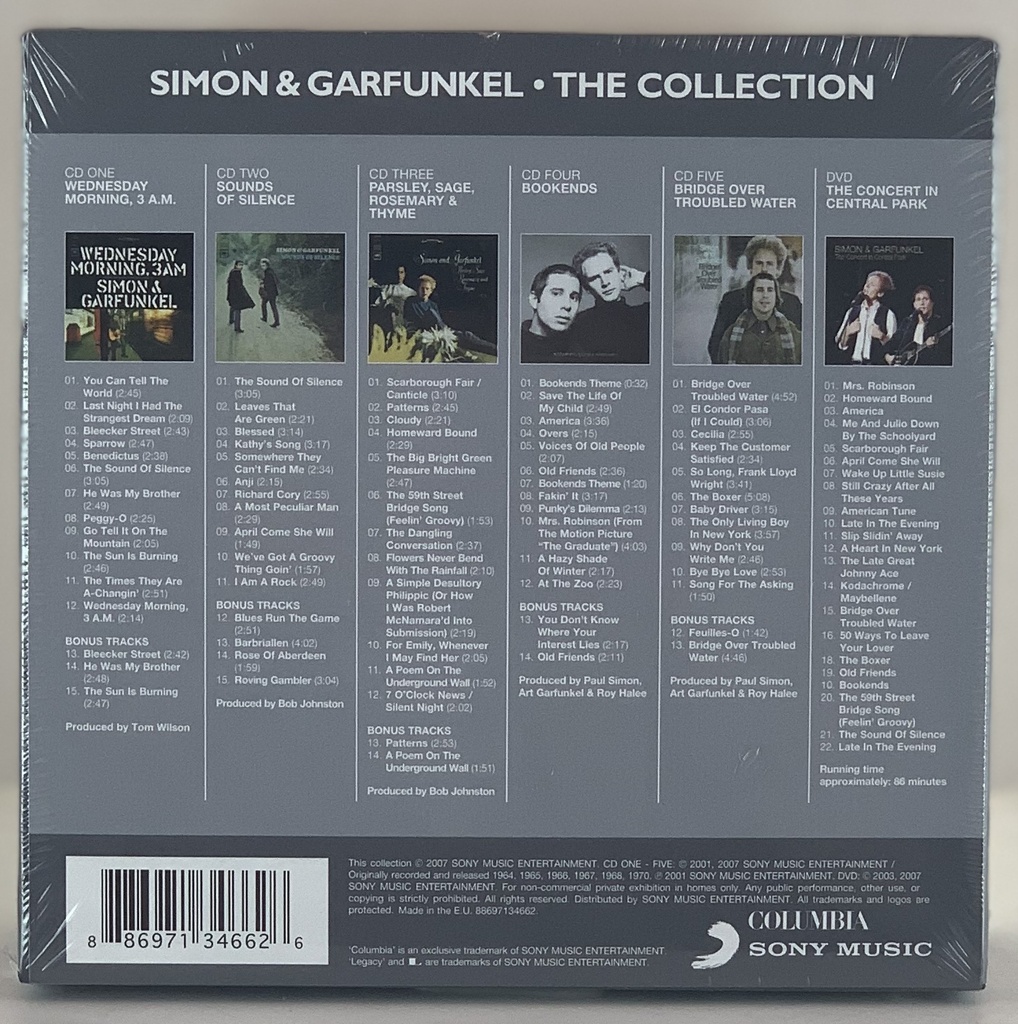 Simon & Garfunkell - The Collection (6CDs) (novo/lacrado)