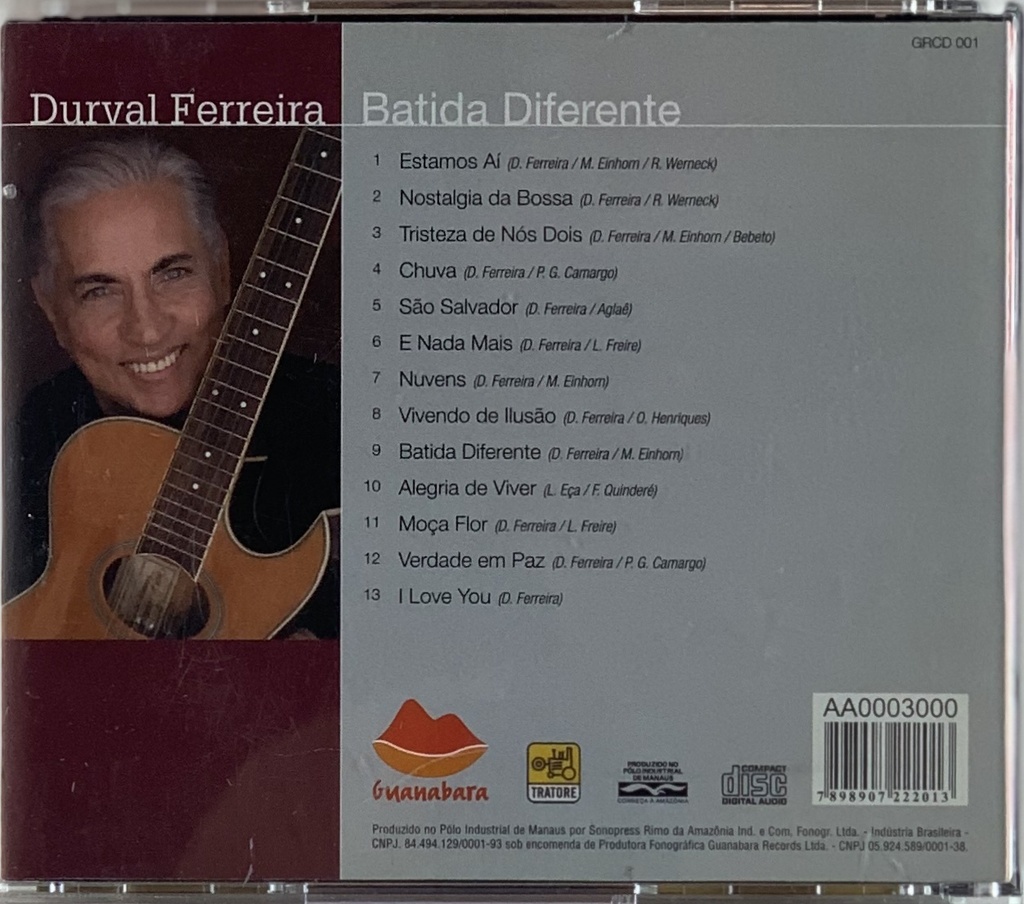 Durval Ferreira - Batida Diferente (CD usado)