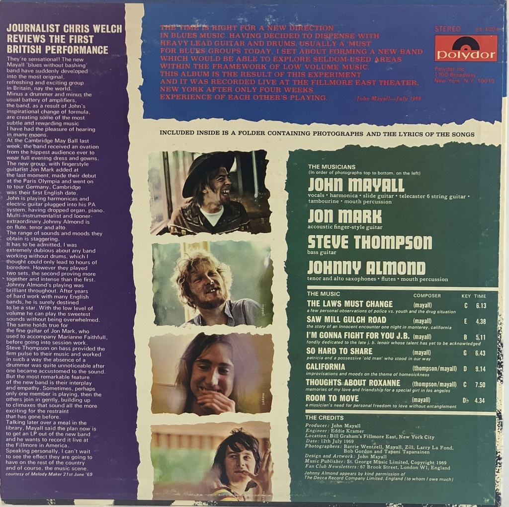 John Mayall - The Turning Point (LP usado)