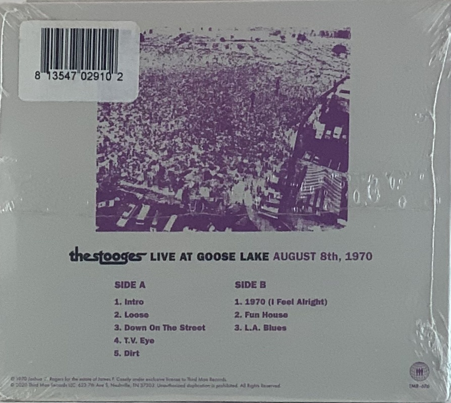 Stooges, The - Live At Goose Lake August 8th, 1970 (CD novo)