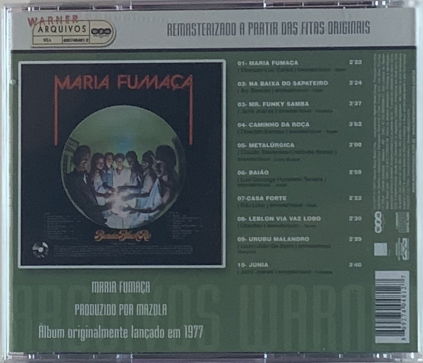 Band Black Rio - Maria Fumaça (CD usado)