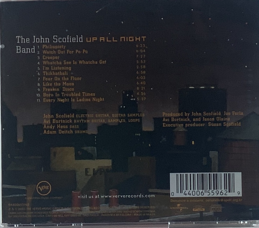 John Scofield Band, The - Up All Night (CD usado)