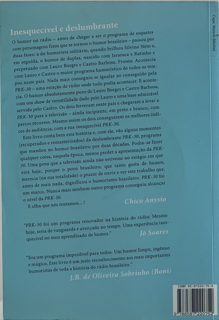 Paulo Perdição - No Ar PRK-30 (livro usado)