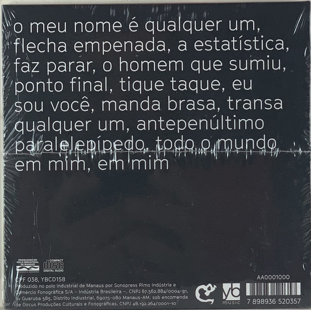 César Lacerda/Romulo Froés - O Meu Nome È Qualquer Um (digipack) (novo/lacrado)