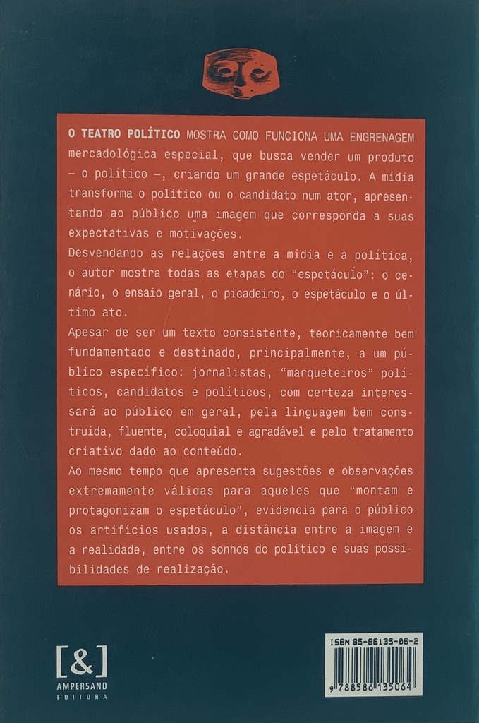 Teatro Político,O - Elcias Lustosa (livro usado)