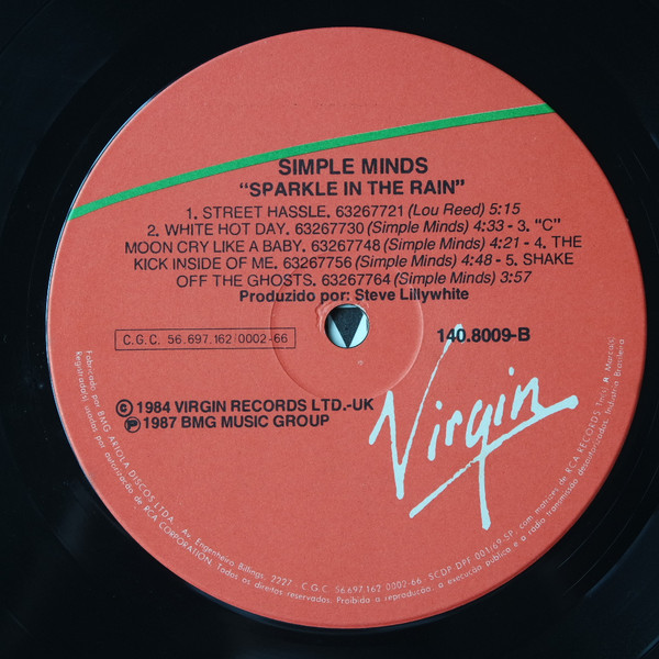 Simple Minds - Sparkle in the Rain (LP usado)