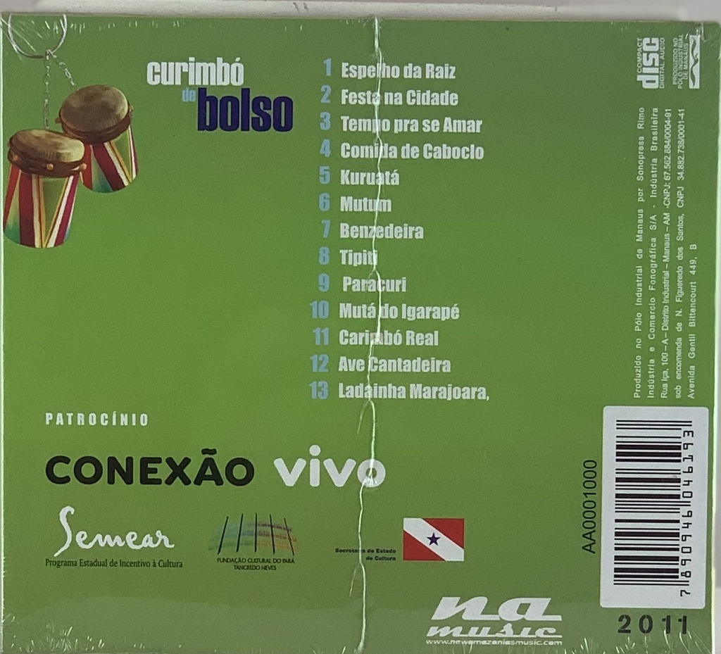 Curimbó de Bolso  (digipack) (novo/lacrado)