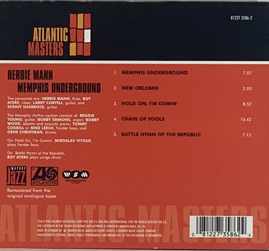 Herbie Mann - Underground (CD usado)