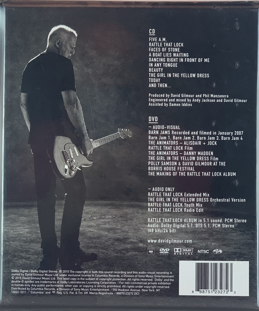 David Gilmour - Rattle That Lock (cd/dvd) (novo/lacrado)