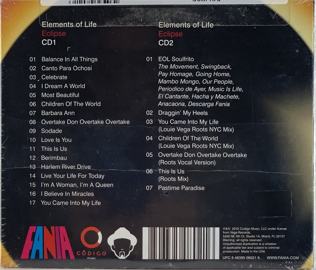 Louie Vega - Elements Of Life (2CDs novos)