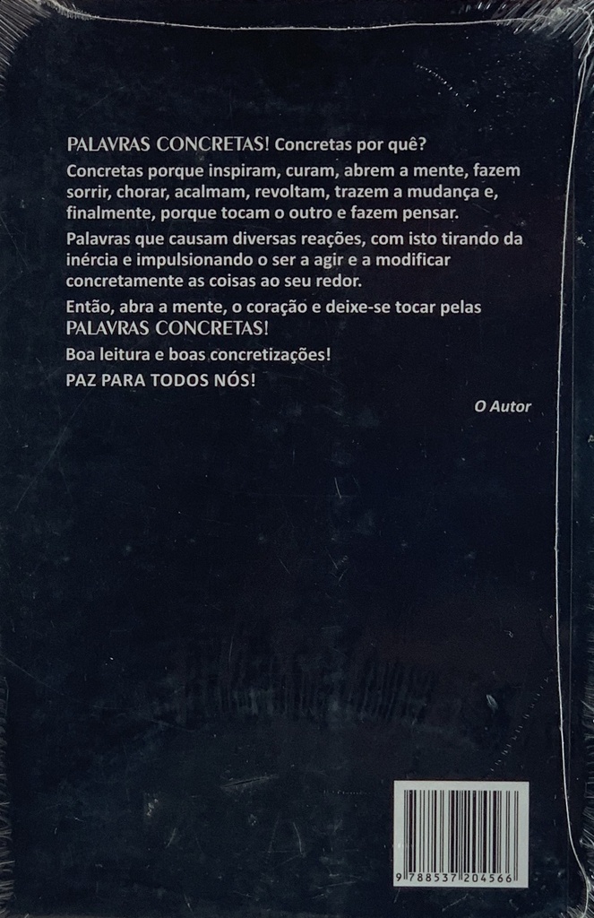 Palavras Concretas - Christian Dortas (Livro usado)