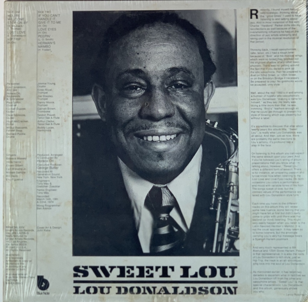 Lou Donaldson - Sweet Lou (LP usado)