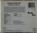 Gerald Wilson Big BaTrhtnd - Moment Of Truth (CD novo)