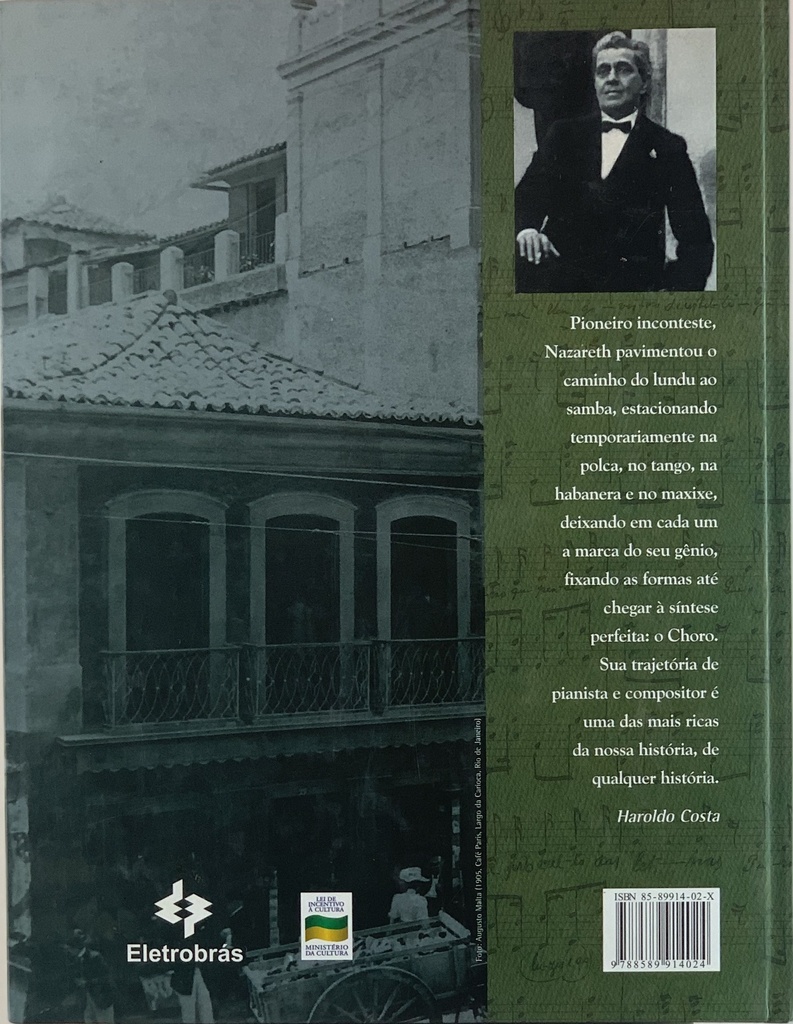 Ernesto Nazareth:Pianeiro Do Brasil Haroldo Costa (Livro sem uso)