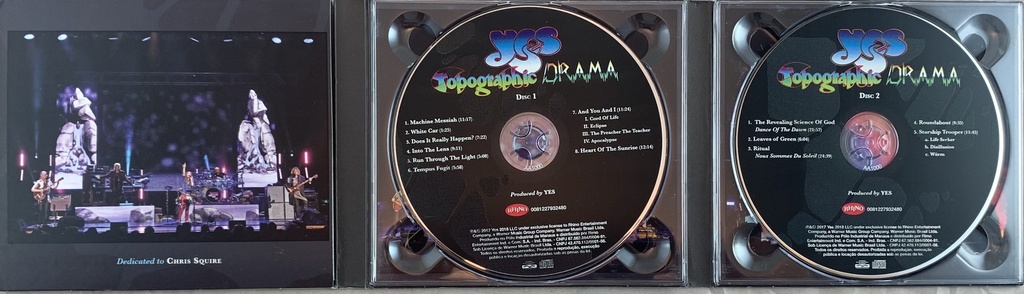 Yes - Topographiv Drama (2CDs usado)