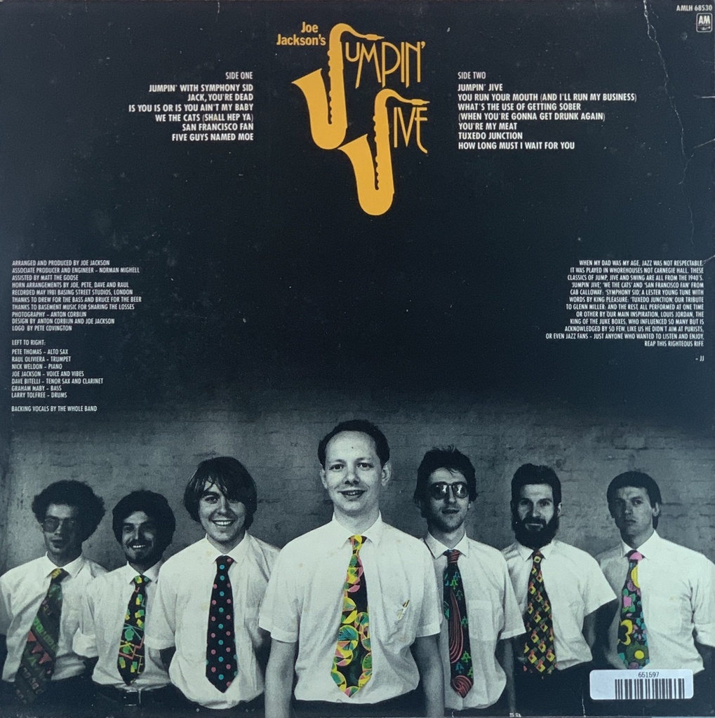 Joe Jackson - Jump Jive (LP usado)