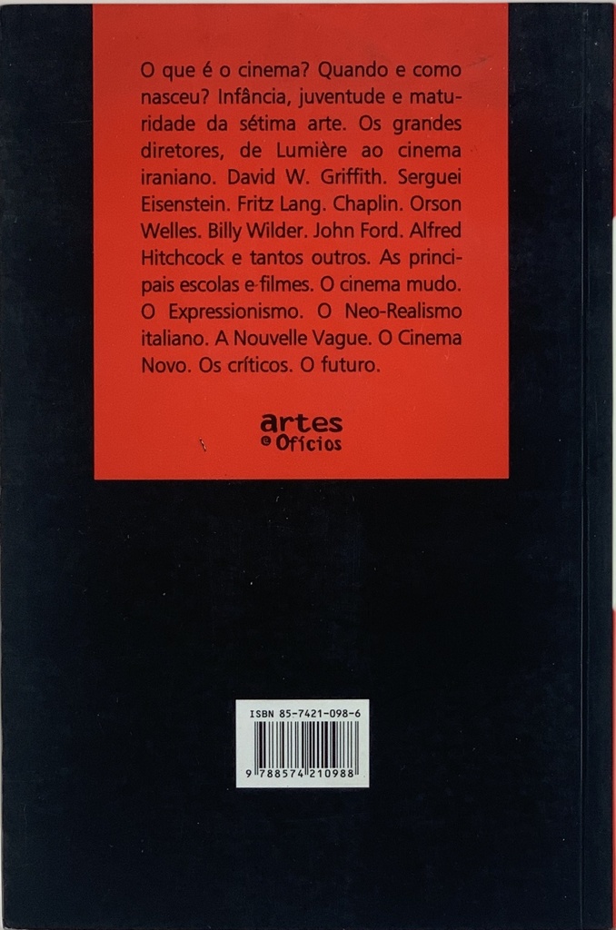 Cinema "Entre a Realidade e o Artifício" - Luiz Carlos Merten (Livro usado)