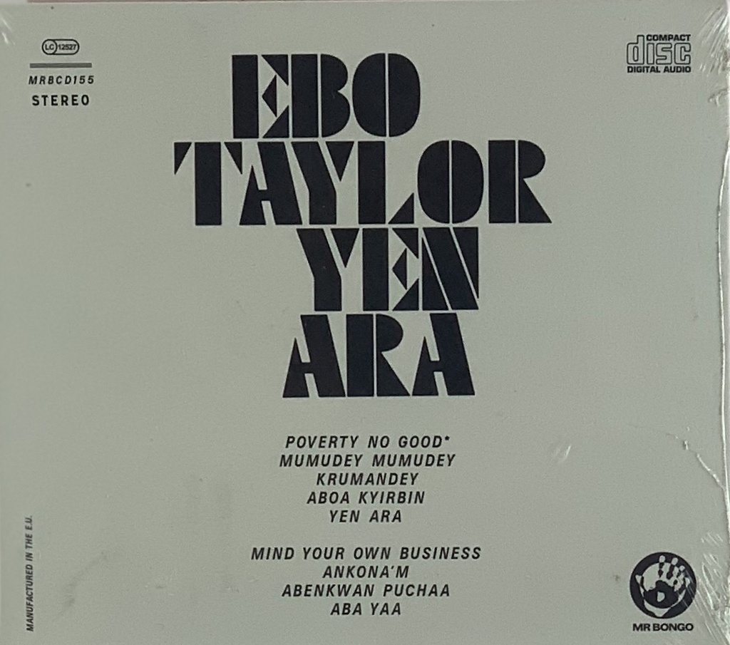 Ebo Taylor - Yen Ara (CD novo)